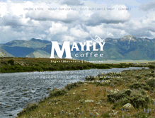 Tablet Screenshot of mayflycoffee.com